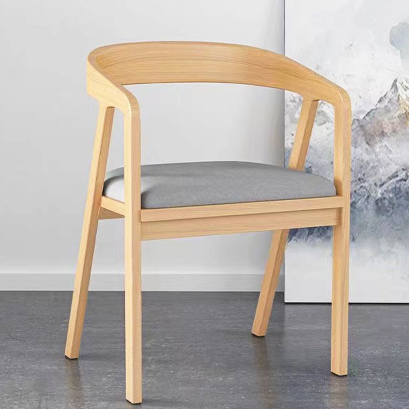 Solid Walnut Wood Dining Chair – Handcrafted Minimalist Wooden Seating